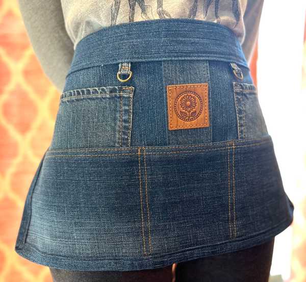 Hand made upcycled Teachers Apron 1 - 3