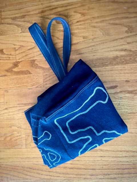 Hand made upcycled Upcycled Denim Large Tote Bag - No. 46 - 6