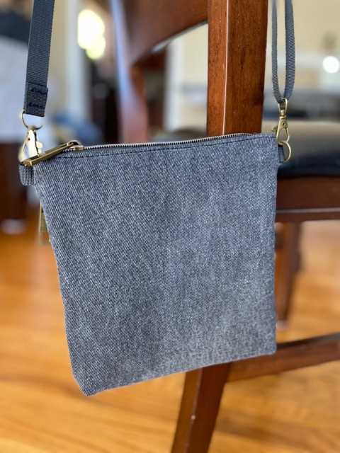 Hand made upcycled Shoulder or cross-body bag No. 19 - 2