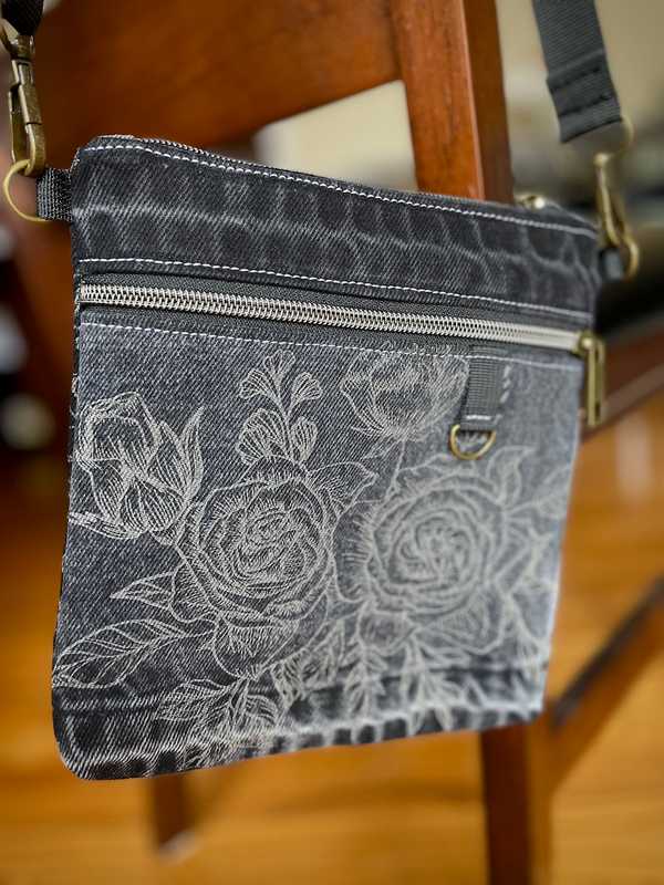 Hand made upcycled Shoulder or cross-body bag No. 27 - 1