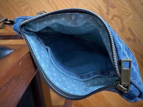 Hand made upcycled Shoulder or cross-body bag No. 23 - 3