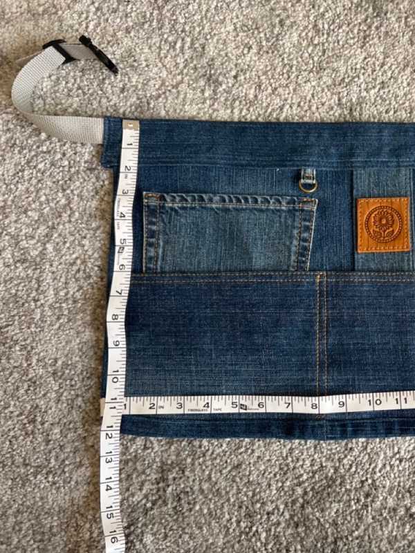 Hand made upcycled Teachers Apron 1 - 2