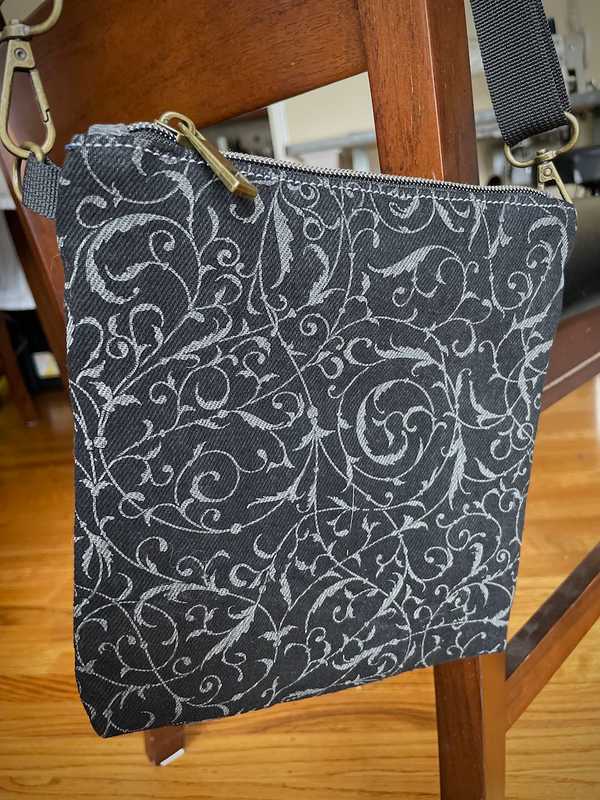 Hand made upcycled Shoulder or cross-body bag No. 27 - 2