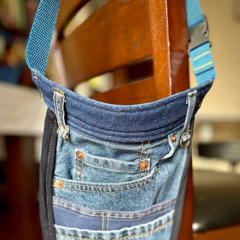 Upcycled Denim Tool Belt Pouch & Utility Organizer - No. 56