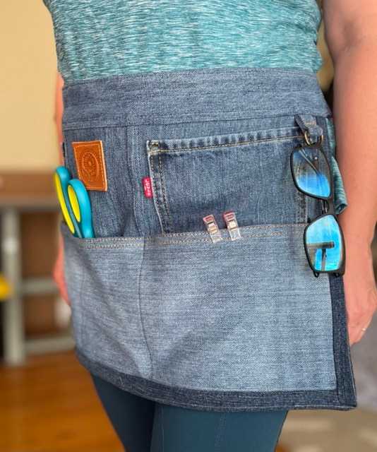 Hand made upcycled Teachers Apron - 1