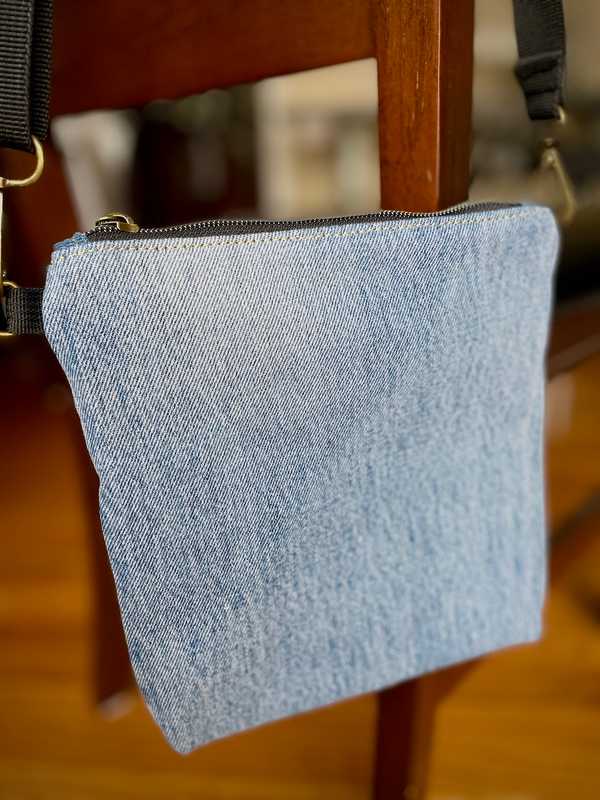 Hand made upcycled Shoulder or cross-body bag No. 23 - 2